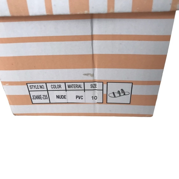 Nude Embellished Jelly Slides - Picture 14 of 14